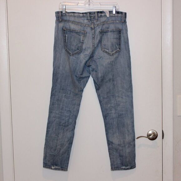 CURRENT/ELLIOTT The Stilletto Shipwreck Destroy Mid-Rise Jeans Size 30 - Picture 3 of 12